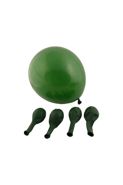 Party and Story Balloon 100 Pieces, Dark Green Bag 12 Inch