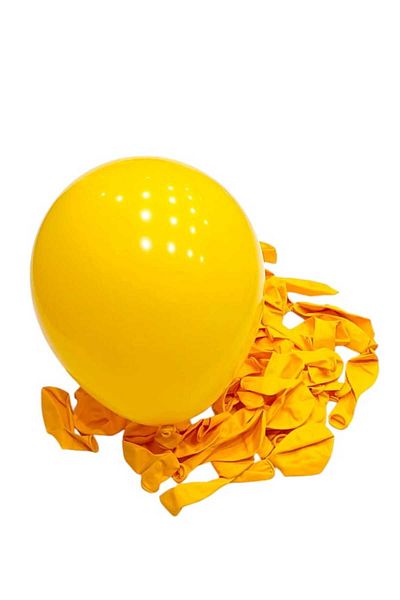 Party and Story 50pcs 12 inch latex balloons turmeric color