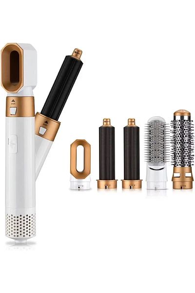 Cady One 5 in 1 Cordless Hair Straightener and Curler, Professional Hair Dryer 3 Temperature Settings 1200W