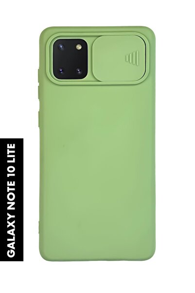 mooodcase Samsung Note 10 Lite Uyumlu Slider Kamera Korumalı Telefon Kılıfı