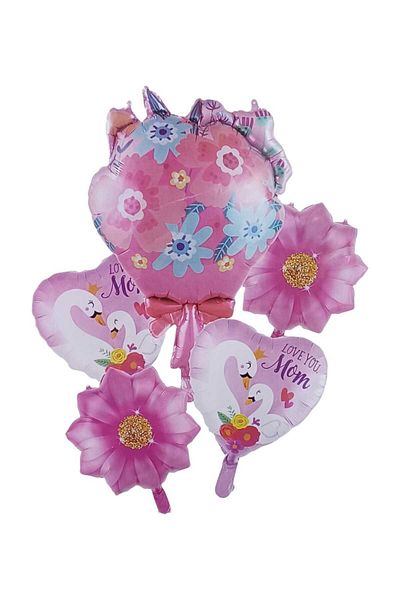 Party and Story Mother's Day five-piece foil balloon set