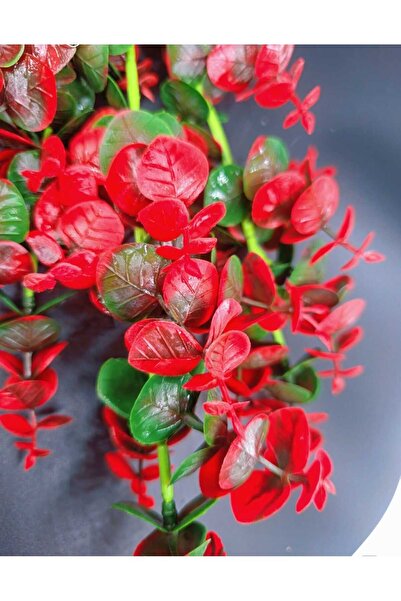 yapay çiçek evi Floare artificială de eucalipt roșu pentru decorarea casei, o...