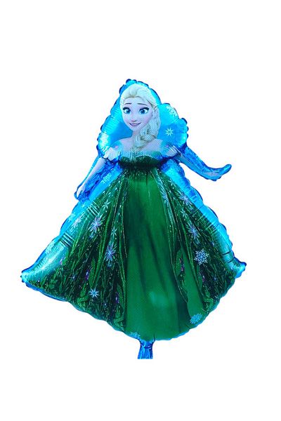 Party and Story Gold foil balloon in the shape of princesses, 2 pieces