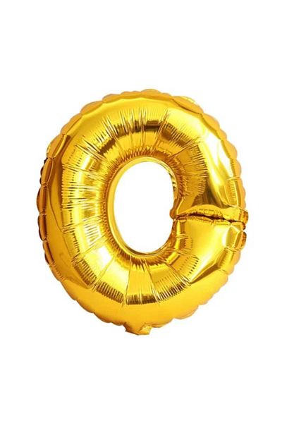 Party and Story Foil letter balloon, 32 inches, gold color, 80 cm