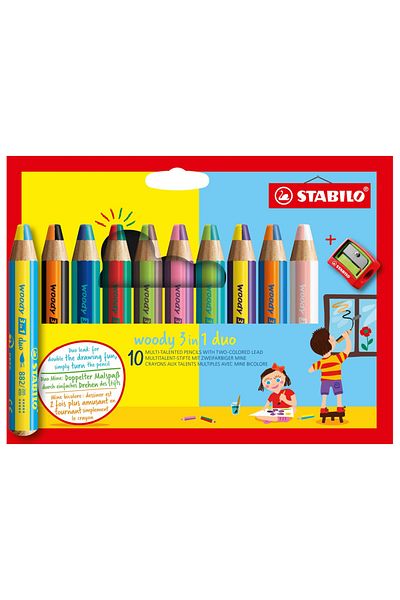 Stabilo Woody 3in1 Duo 10 Lu Pencil Sharpener