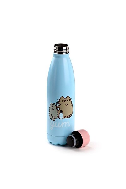 Pusheen Thermos / Sticla Termica Cu Perete Dublu - The Cat Foodie, Otel Inoxidabil, 500 ml
