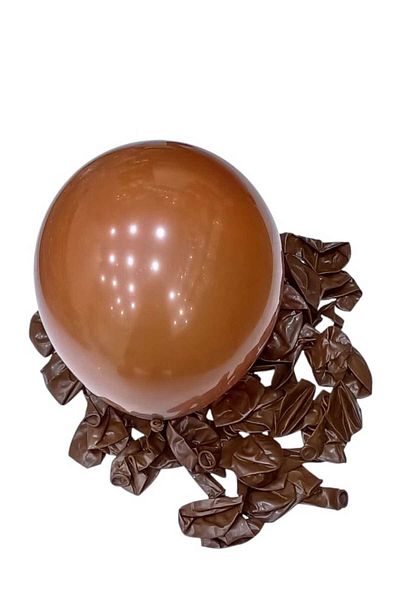 Party and Story 50 pieces of 12-inch latex balloons, coffee color