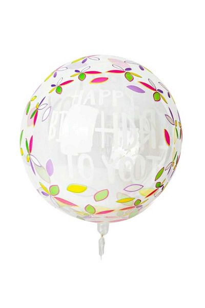 Party and Story 20 inch transparent bobo balloon
