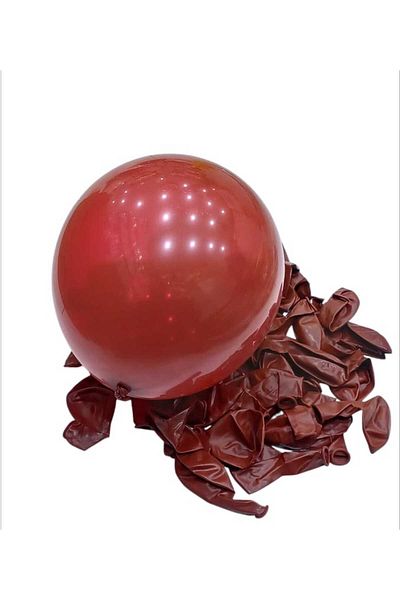 Party and Story 50pcs 12inch Latex Balloons Glossy Liver