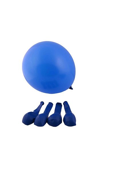 Party and Story Balloon 100 pieces, blue color, 12 inches