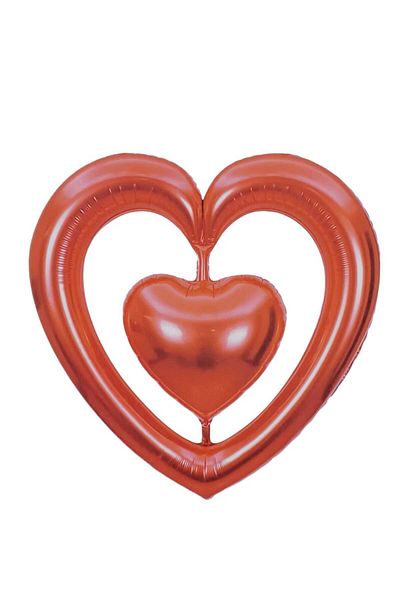 Party and Story 58 inch heart foil balloon