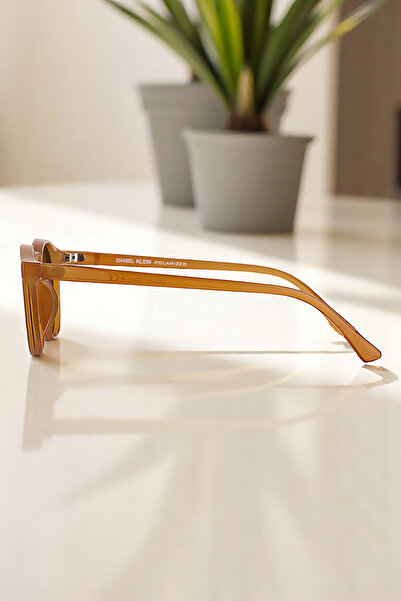 Daniel Klein Original 100% Polarized Uv400 Protection Camel Color Unisex Sunglasses Dkg6251C4