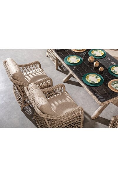 S COLLECTİON Dora Rolex Bahçe Oturma Grubu