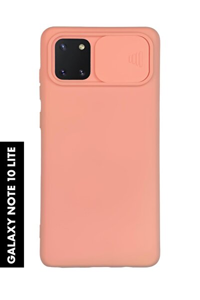 mooodcase Samsung Note 10 Lite Uyumlu Slider Kamera Korumalı Telefon Kılıfı