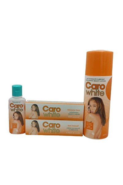 Caro White مجموعة تبييض البشرة المكونة من 4 قطع