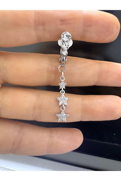 Arescollection Holeless (No Need for Hole) Compression Star Hanging Belly Piercing