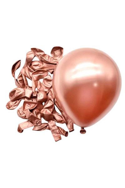 Party and Story Chrome balloon, 100 pieces, 12 inches, gold