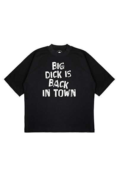 PURE EFFECT Tricou unisex supradimensionat, cu imprimeu „IM VERY VULNERABLE”,...