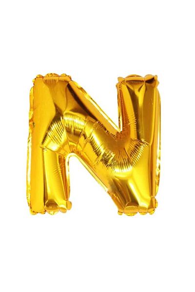 Party and Story Foil letter balloon, size 42 inches, gold color, 110 cm