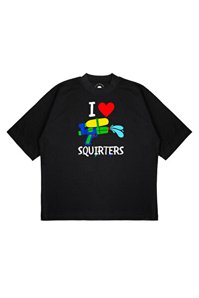 PURE EFFECT Unisex Oversize kroj VOLIM SQUIRTERS Štampano Kutijasti kroj, deb...