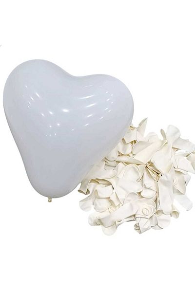 Party and Story Heart-shaped latex balloonSize 10 inches