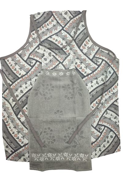 BEYAZTOPTAN 100% Quality Multi-Purpose Kitchen Apron with Towel (Single)