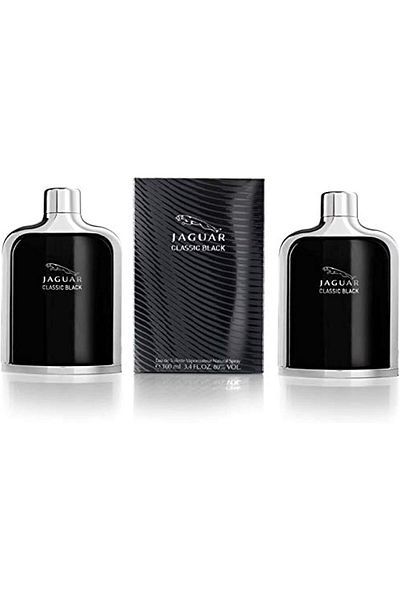 Jaguar Classic Black Perfume Set for Men, 100 ml, 2 Pieces