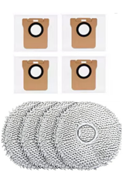 RotRever Xiaomi Robot Vacuum S10+/S10 Plus compatibil 4 bucăți mop mop, 4 buc...