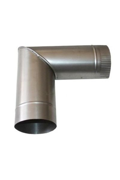 Venus Dsh Straight Elbow, Stainless Steel - 120 Mm