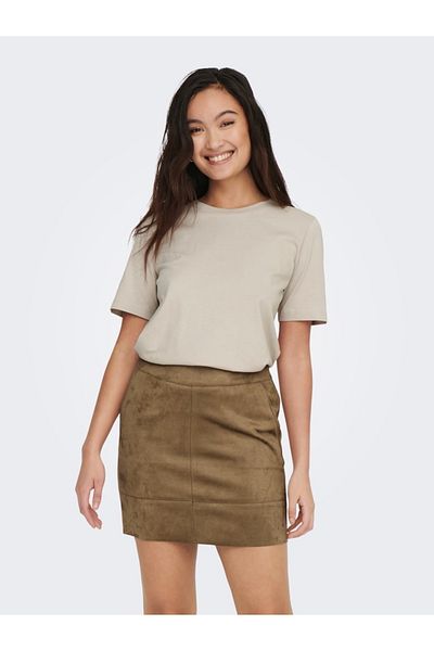 ONLY Onl S/S Tee Jrs Noos Women's Gray T-Shirt - 15270390