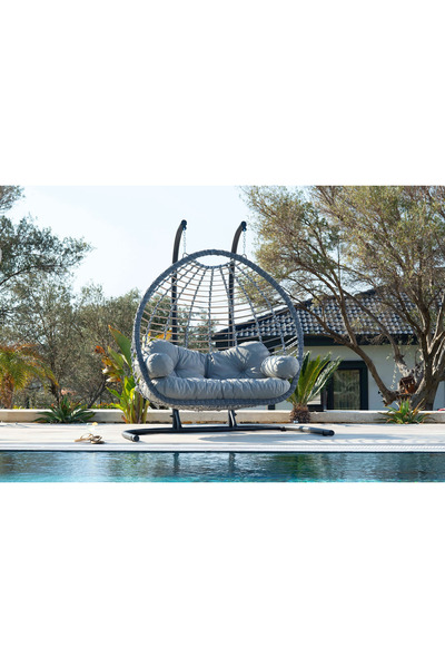 S COLLECTİON MİLY İKİLİ SALINCAK, GRİ