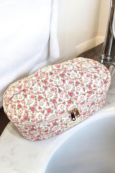 BAHELS Crispy Flower Airwrap Compatible XL Size Bag Travel Bag for All Hair Styling with Internal Compartments