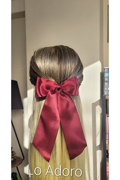 LO ADORO 6 bucăți petrecere de nuntă nuntă în țară vacanță de vară fundă de culoare de primăvară cataramă automată bej visiniu bleumarin