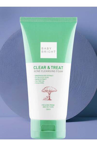 Beauty منظف الوجه الرغوي بيبي برايت لعلاج حب الشباب - ١٢٠ غرام