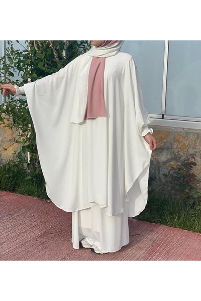 NAKŞİDİL Λευκό Σετ Κοστούμι