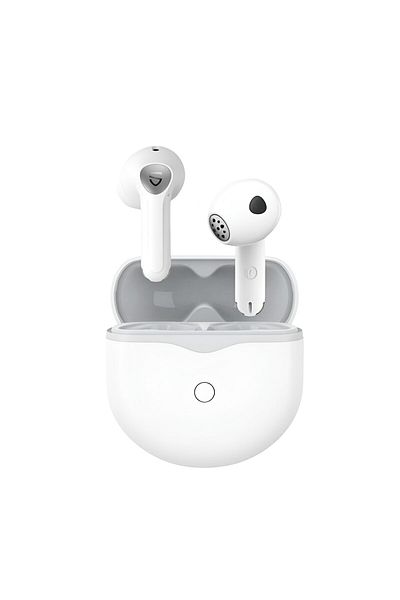 SoundPEATS Casti Wireless SoundPeats Air4 Pro by ONSG® Alb, Snapdragon Sound, Bluetooth 5.3, Autonomie 26h