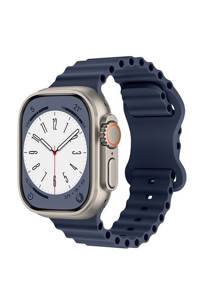 LUVLU Soft Silicone Band Compatible with Apple Watch Ultra, Ultra 2, from Series 10 to 1 - 42-44-45-49MM