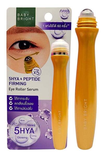 Beauty Peptide & 5Hya Eye Roller Serum by Baby Bright, 15g
