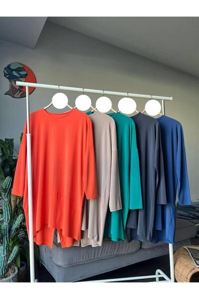 MODA 1280 Bisiklet Yaka Makas Tunik