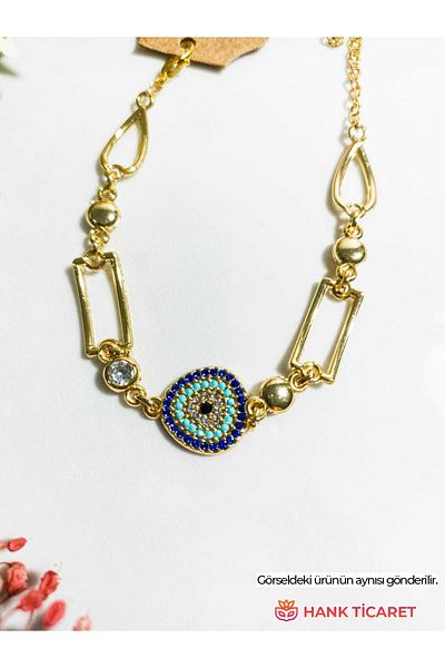 HANK TİCARET Gold Color Stylish Bijouterie Bracelet - for Young and Stylish Women