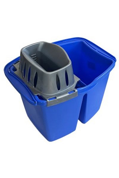 Venus Dsh 2 Compartment Bucket, With Wringer For Flat Mop