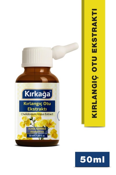Kırkağa Kırlangıç Otu Ekstraktı 50 ml (Chelidonium Majus Extract) Kırlangıç Otu Damlası %100 Bitkisel Doğal