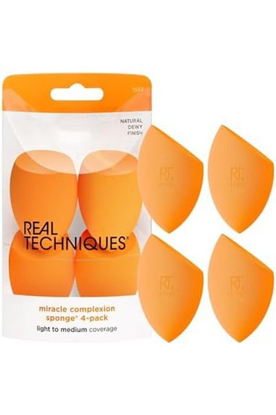 Real Techniques 4-Piece Miracle Complexion Makeup Sponge Set by Real Techniques