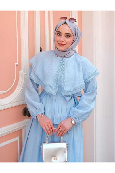 MODA VEDAT Women's Collar Detailed Miya Suit -10001