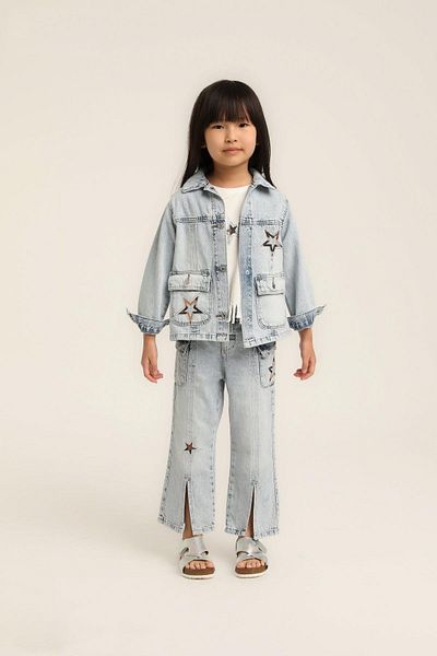 Escabel Baby Girl Star Pipe Leg Jeans