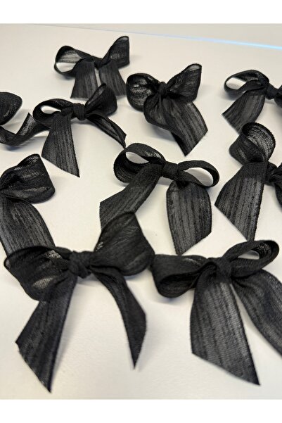 MydesignsK G Kırmızı Keten Kurdele Hazır Fiyonk -15 Adet