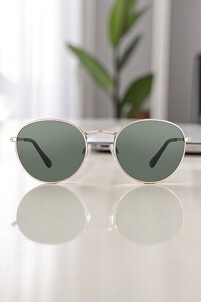 Daniel Klein Original 100% Polarized Uv400 Protection Gold Color Unisex Sunglasses Dkg6263C2