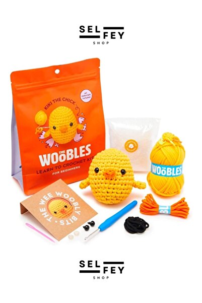 SelFey Amigurimi Kiki The Chick Tığ Kiti, Amigurimi Yavru Kuş Örgü Seti