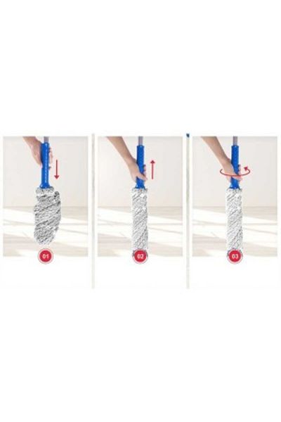 Venus Dsh Bbc Twist Mop, Telescopic Metal Handle (Nc)
