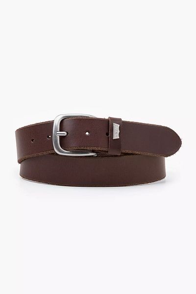 Levi's Men's Brown Cabazon 100% Leather Belt D5576-0001